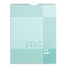 Väggkalender 21-22 Familjekalender Praktisk Burde