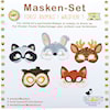 Ansiktsmasker og skattejakt Skogens dyr 5-pakning Fridolin