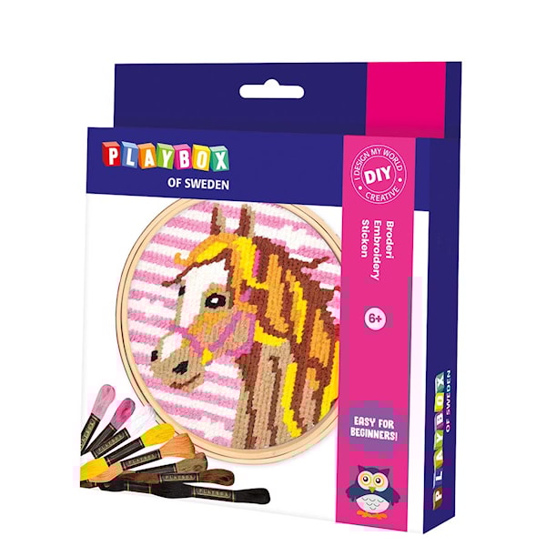 Broderi sett Playbox