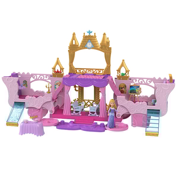Disney Princess Vogn & Slott Lekesett