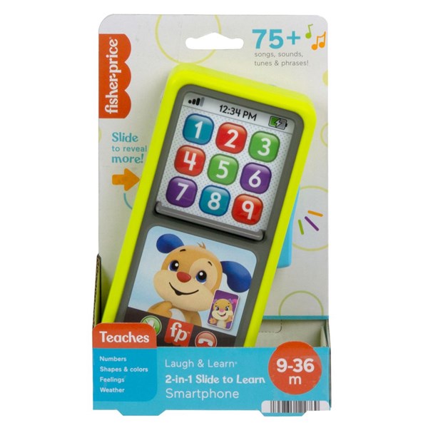 Fisher Price 2-In1 Slide To Learn Smartphone Nordic