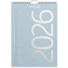 Familiekalender 2026 A4 Color GRIEG