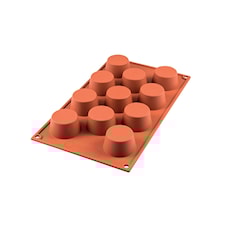 Silikomart Classic Silikonform Muffins D: 5.1 cm Terracotta