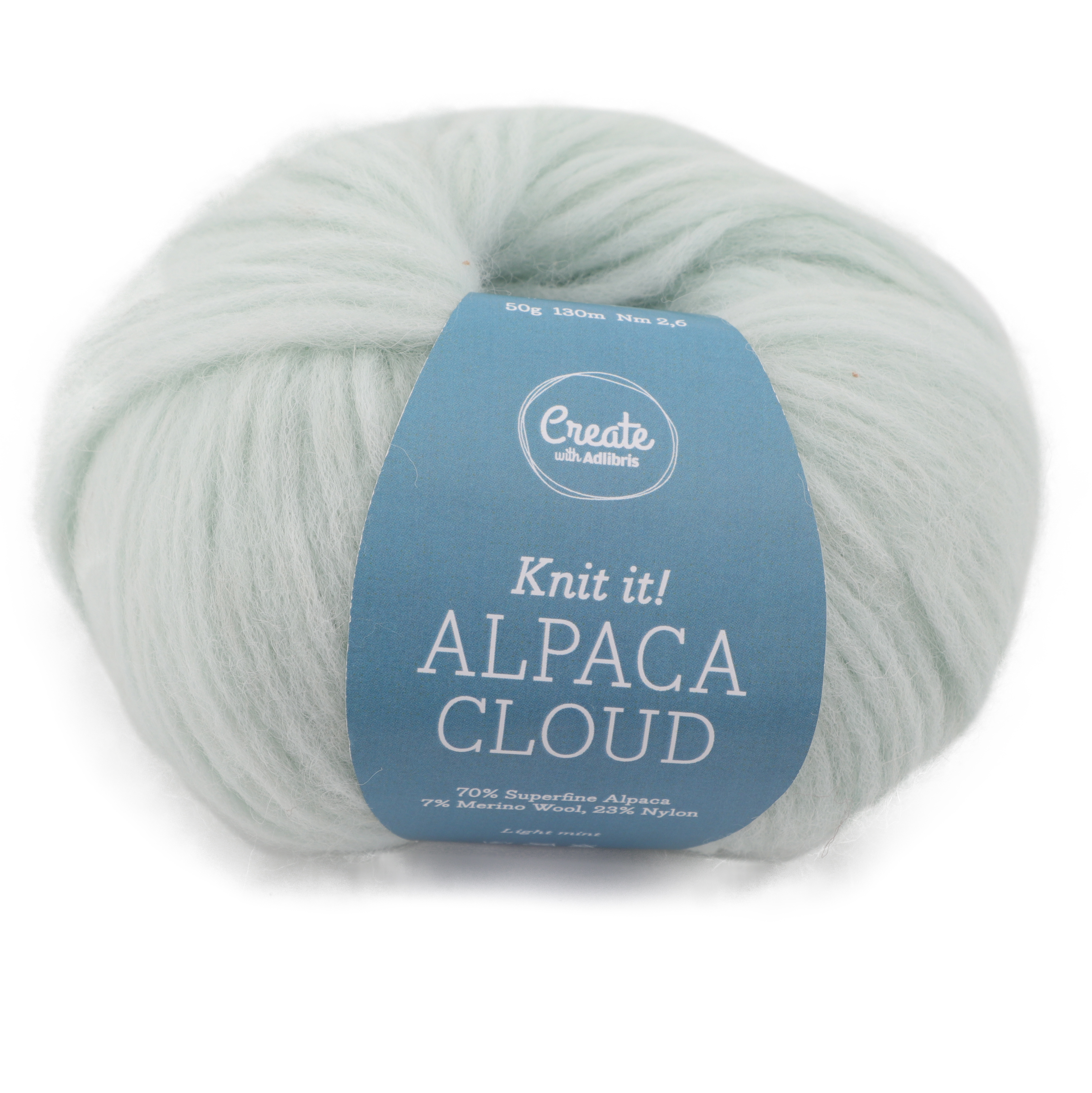 Alpaca Cloud 50 g Light mint A276 Adlibris