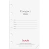 Kalender 2026 Compact Kalendersats 79x127 mm Burde