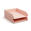 Kirjakori Pinottava Dusty Pink 2-pakkaus Bigso Box of Sweden