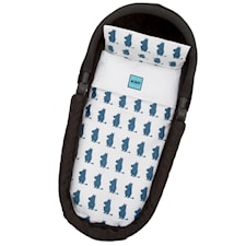 Påslakanset vagn, Mumin Silhuette blå, Rätt Start