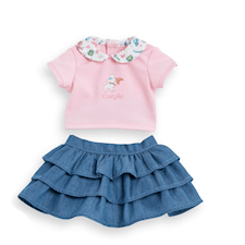 Corolle Dockkläder Tröja och Kjol, 30 cm