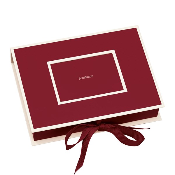 Presentbox Small Burgundy Semikolon