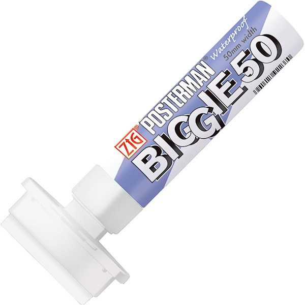 Marker ZIG Posterman 50mm hvid