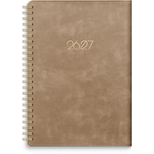 Kalender 26/27 Study A5 Twist mocca Burde