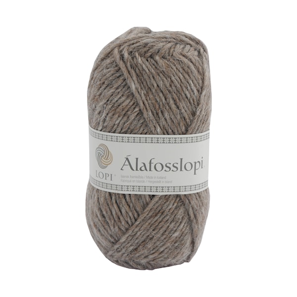Järbo Alafoss lopi Garn Ull 100g Kamel melange 800085