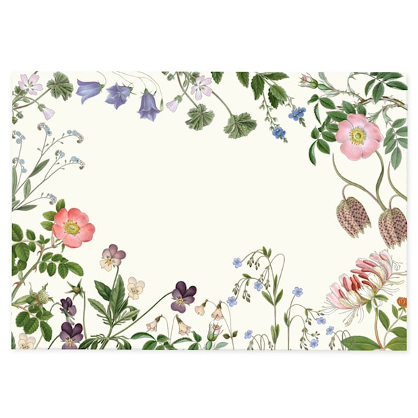 Bordbrikke Wildflower, tosidig, 42x30 cm Gullers