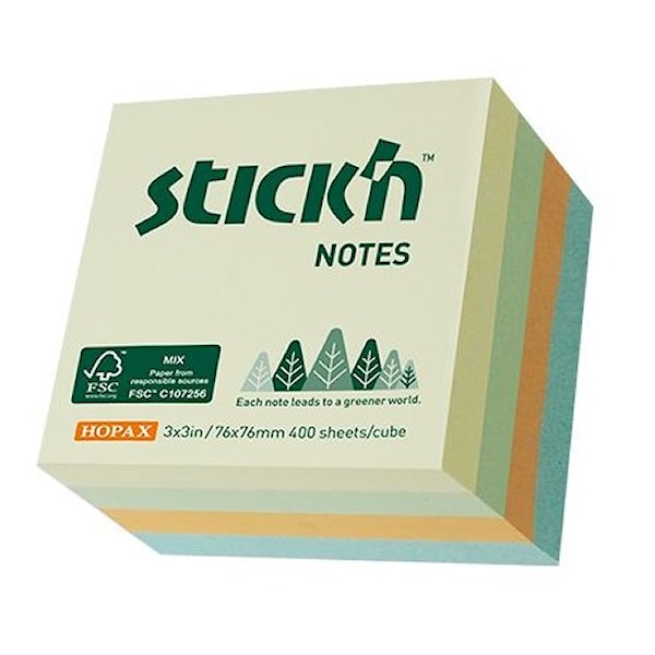 Notiskub FSC 76x76 mm Stick'n