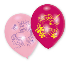 Enhörning ballonger, 6 st