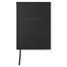 Paperstyle Gästbok Svart 128 blanka sidor 170x240mm