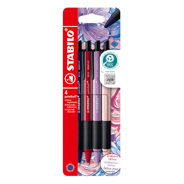 Pointball Wildflower 4 Pack Stabilo
