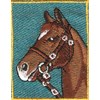 Applikointikuva Hevosen pää 4,2 x 6 cm Trend-Tex