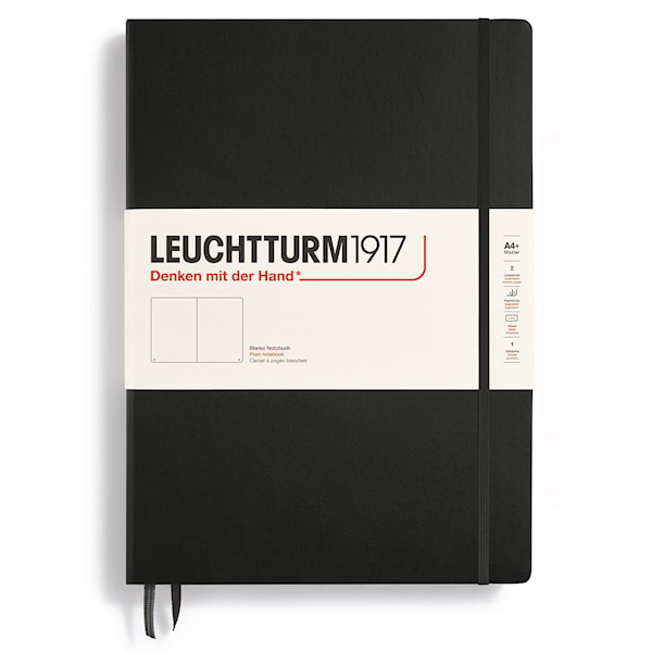Notatbok A4+ Classic Ulinjet Svart Leuchtturm1917