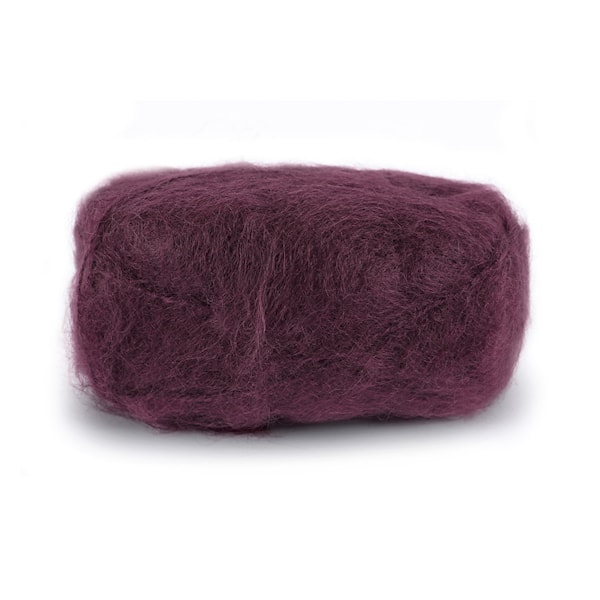 Dale Garn Line Langmo Påfugl Mohair Mix 50 g Aubergine 4445