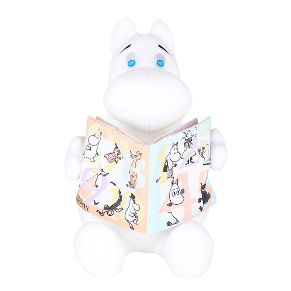 Kosebamse 25 cm med Bok Mummi