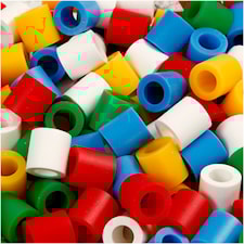 Putkihelmet, koko 10x10 mm, aukon koko 5,5 mm, 3200 laj., standaardkleuren