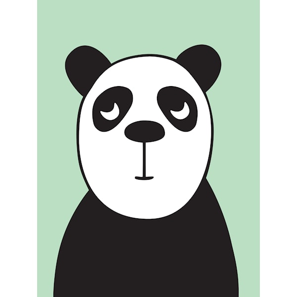 Panda Poster 21x30 cm