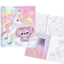 Malebok med Paljetter Ylvi