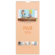 Familjekalender 2026 Parkalendern 190x430 mm Burde