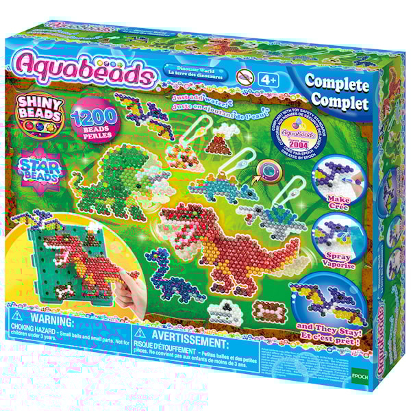 Perlesett Dinosaurenes verden 1200 perler Aquabeads