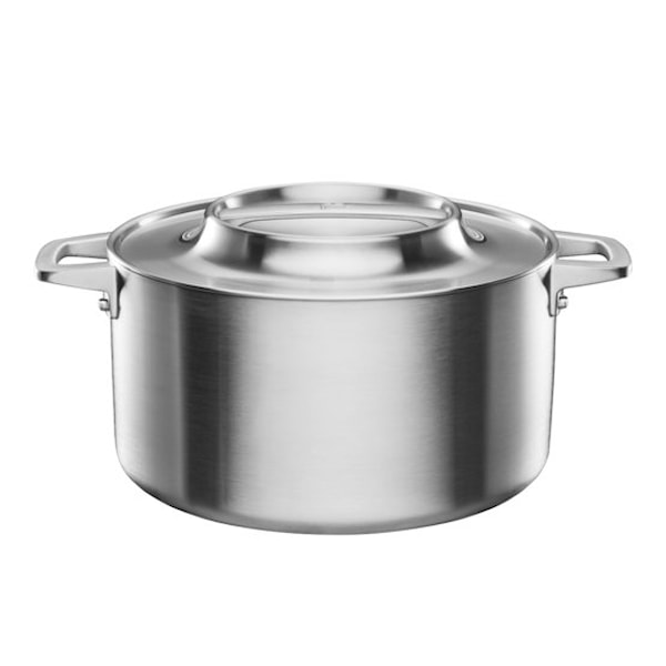 Fiskars Norden Steel Gryta 5 0 L Rostfritt Stål (silver) Fiskars Norden Steel Gryta 5 0 L Rostfritt Stål (silver)