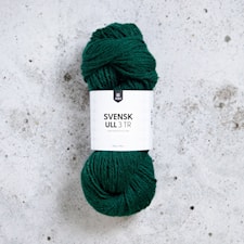 Svensk Ull 3 tr 100 g Inlandsbanan Green (59024) Järbo