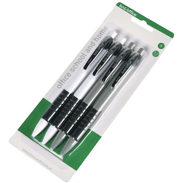 Stiftpenn 0,5 mm 4-pakning BNT Office