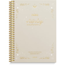 Kalender 2026 A5 Astrologikalendern Beige Burde