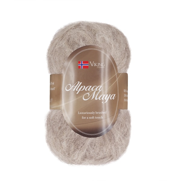 Alpaca Maya 50 g Beige 707 Viking Garn