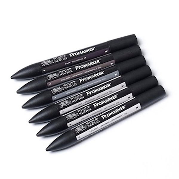 Markerpenn Winsor & Newton ProMarker Set 6 Neutral Tones