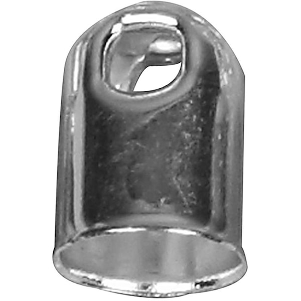 Enderør, dia. 6 mm, forsølvet, 6 stk./ 1 pk.
