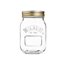 Kilner Säilöntäpurkki Metallikannella Pyöreä 0.5 L Lasi