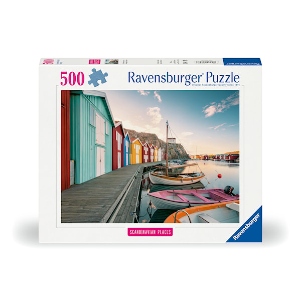 Pussel Boathouses In Smogen 500 bitar, Ravensburger