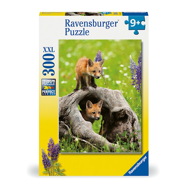 Puslespill Curious Foxes 300 XXL brikker, Ravensburger