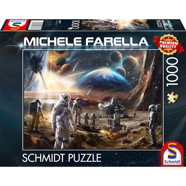 Puslespill The final frontier Space exploration 1000 brikker, Schmidt