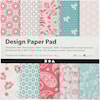 Designpapper Paperpad Rosa och Turkos 50 sidor Creativ Company