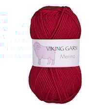 Viking Merino 50 g Dark Red 860 Viking Garn