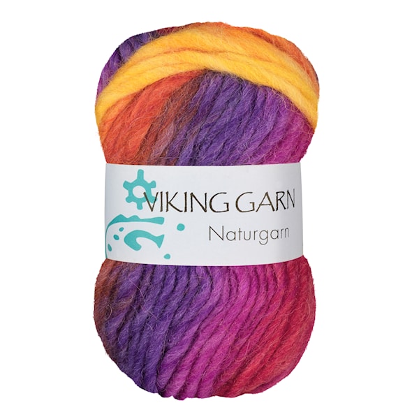 Naturgarn 50 g Multi tuttifrutti 640 Viking Garn