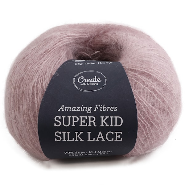 Adlibris Super Kid Silk Lace 25g Vintage Pink A445