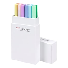 Brush Pen Ritpennor Tombow ABT Dual Brush Pastell 12-pack