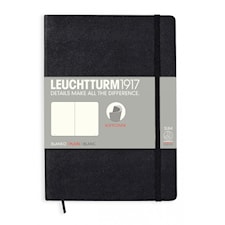 Notisbok A5 Soft Black 121 p. Plain Leuchtturm1989