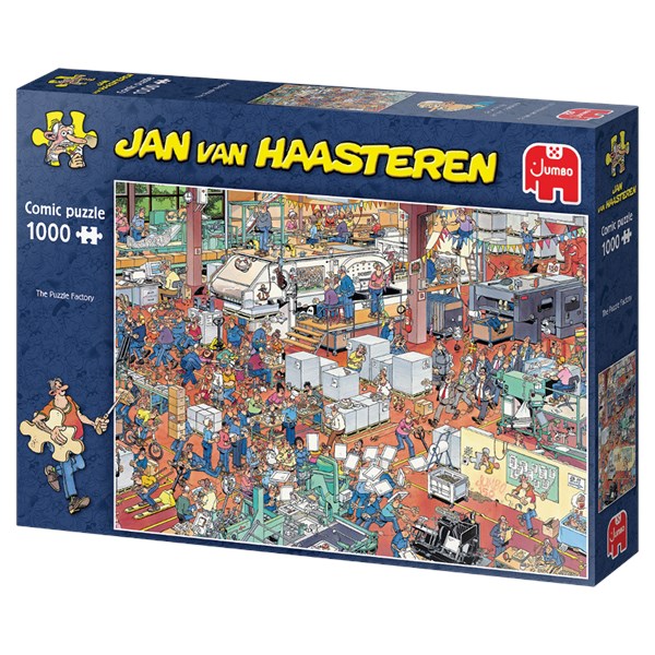 Jan Van Haasteren, The Puzzle Factory Pussel 1000 bitar, Jumbo