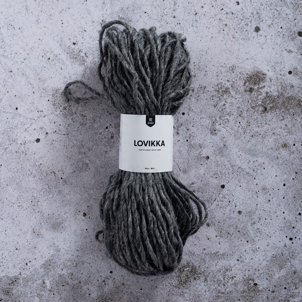 Lovikka 100 g Mørkegrå (7604) Järbo