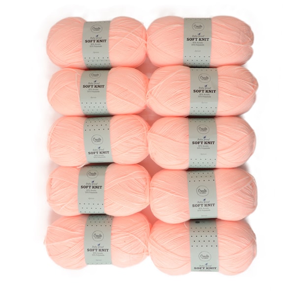 Adlibris Baby Soft Knit 100g Apricot A328 10 kpl